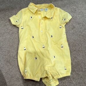 3-6 month Janie and Jack preppy onsie